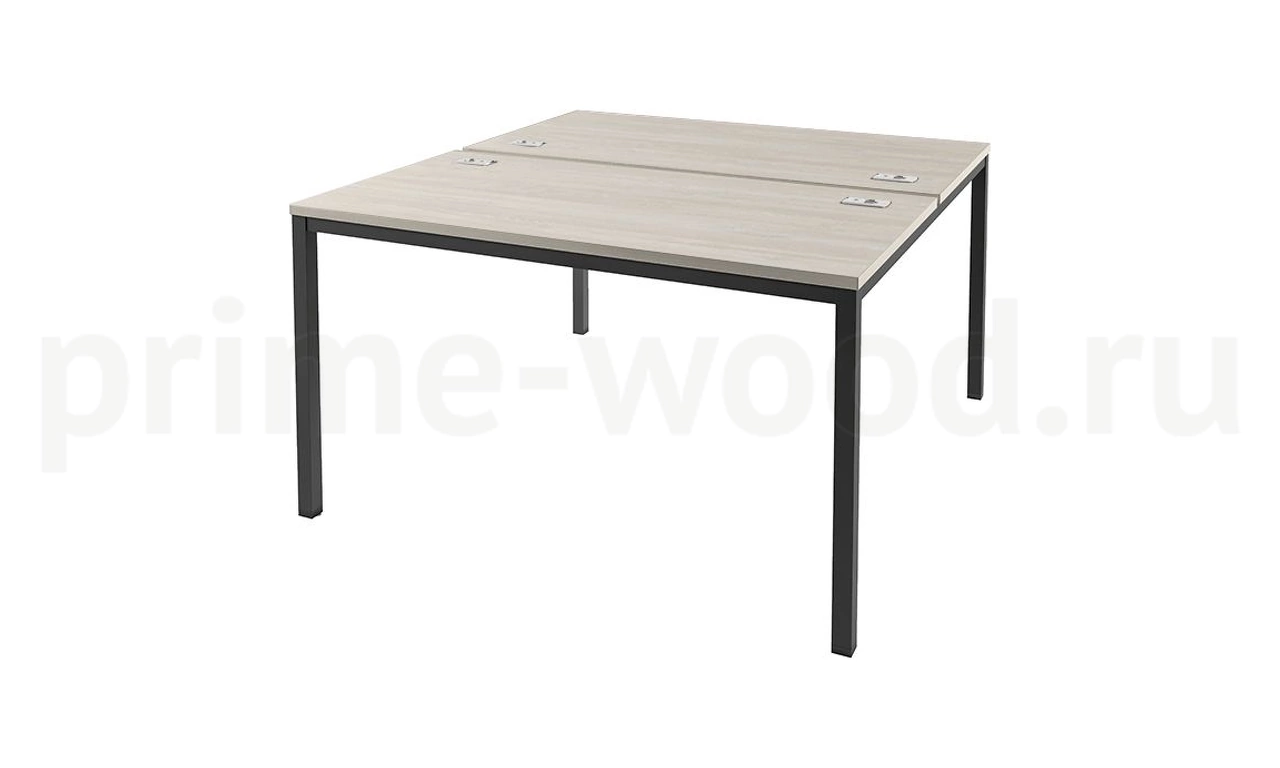 Стол-тандем на металлокаркасе "LITE" Инновация 135x144x75 - фото 1