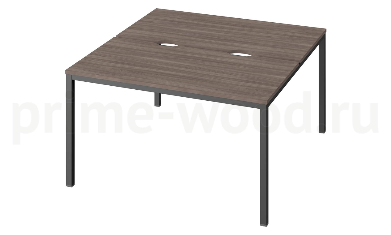 Стол-тандем на металлокаркасе "LITE" Public Comfort 135x144x74 - фото 7
