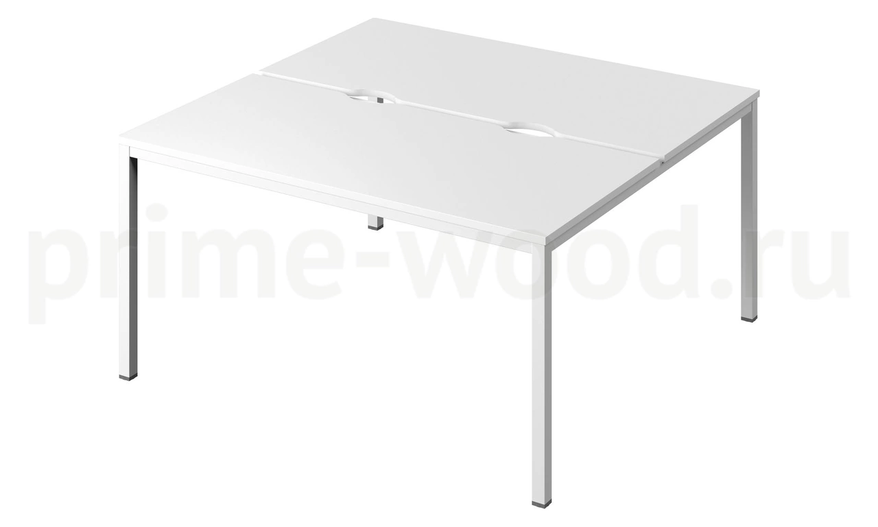 Стол-тандем на металлокаркасе "LITE" Public Comfort 150x144x74 - фото 3
