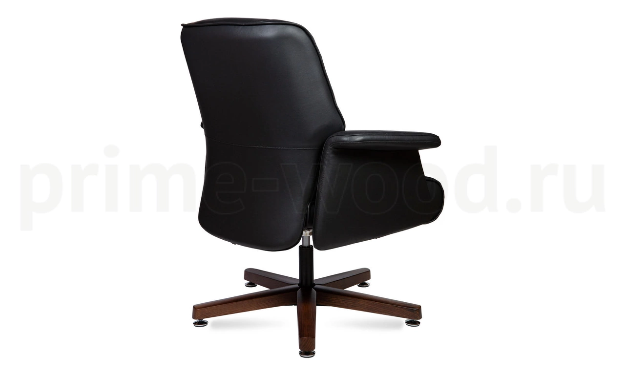 Кресло для руководителя Вагнер CF С2067 black leather - фото 3
