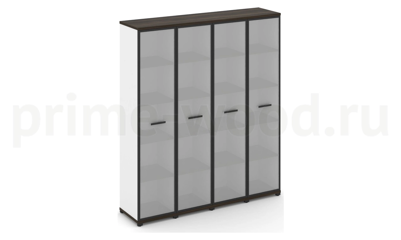 Шкаф четыре узкие секции, 5 ниш CN.STU-548 RM B/W - фото 0