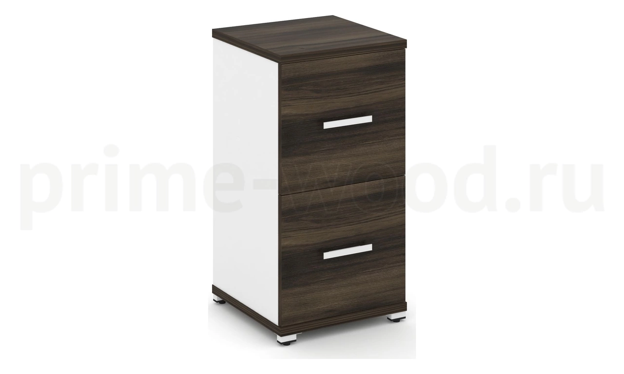 Шкаф одна узкая секция, 2 ниши CN.STU-212 B/W - фото 5