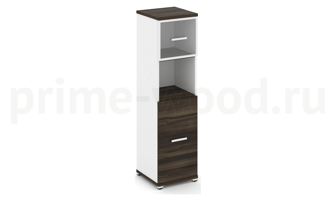 Шкаф одна узкая секция, 4 ниши CN.STU-415 RP B/W - фото 5