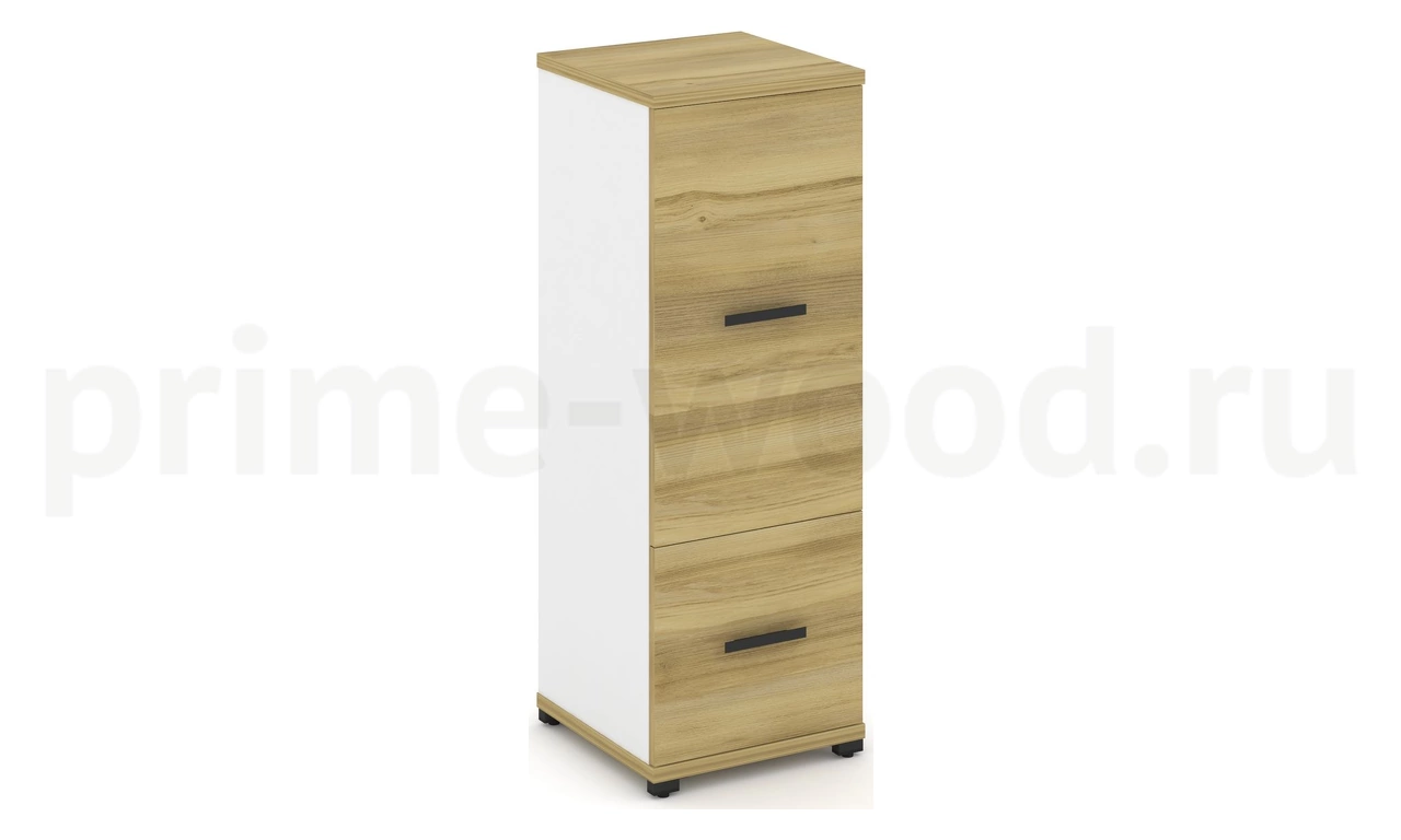 Шкаф одна узкая секция, 3 ниши CN.STU-312 B/W - фото 1