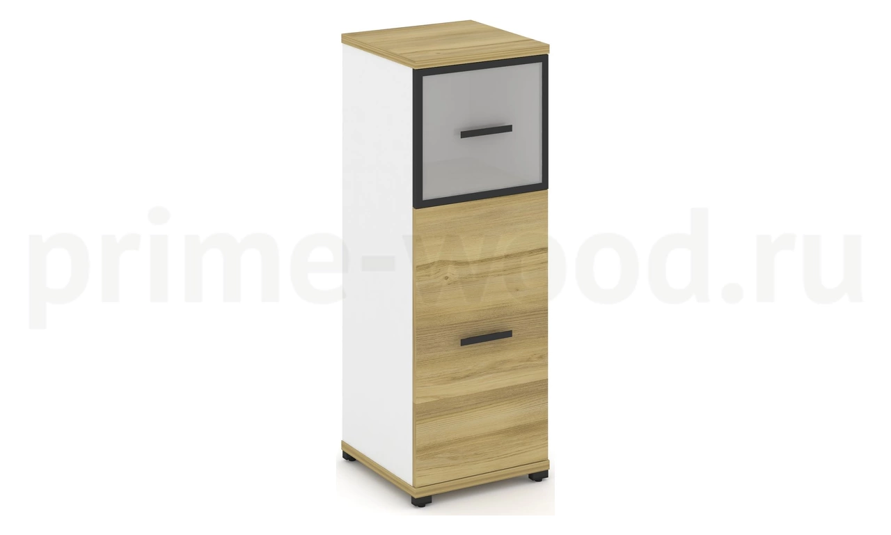 Шкаф одна узкая секция, 3 ниши CN.STU-314 RM B/W - фото 1