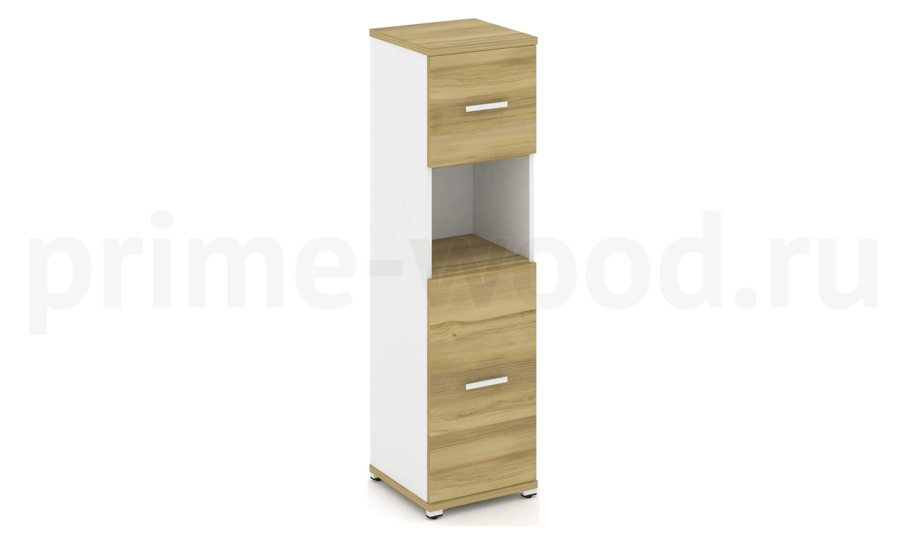 Шкаф одна узкая секция, 4 ниши CN.STU-415 B/W - фото 2