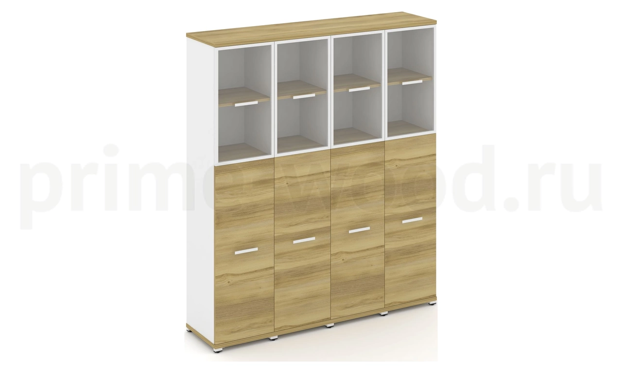 Шкаф четыре узкие секции, 5 ниш CN.STU-545 RP B/W - фото 2