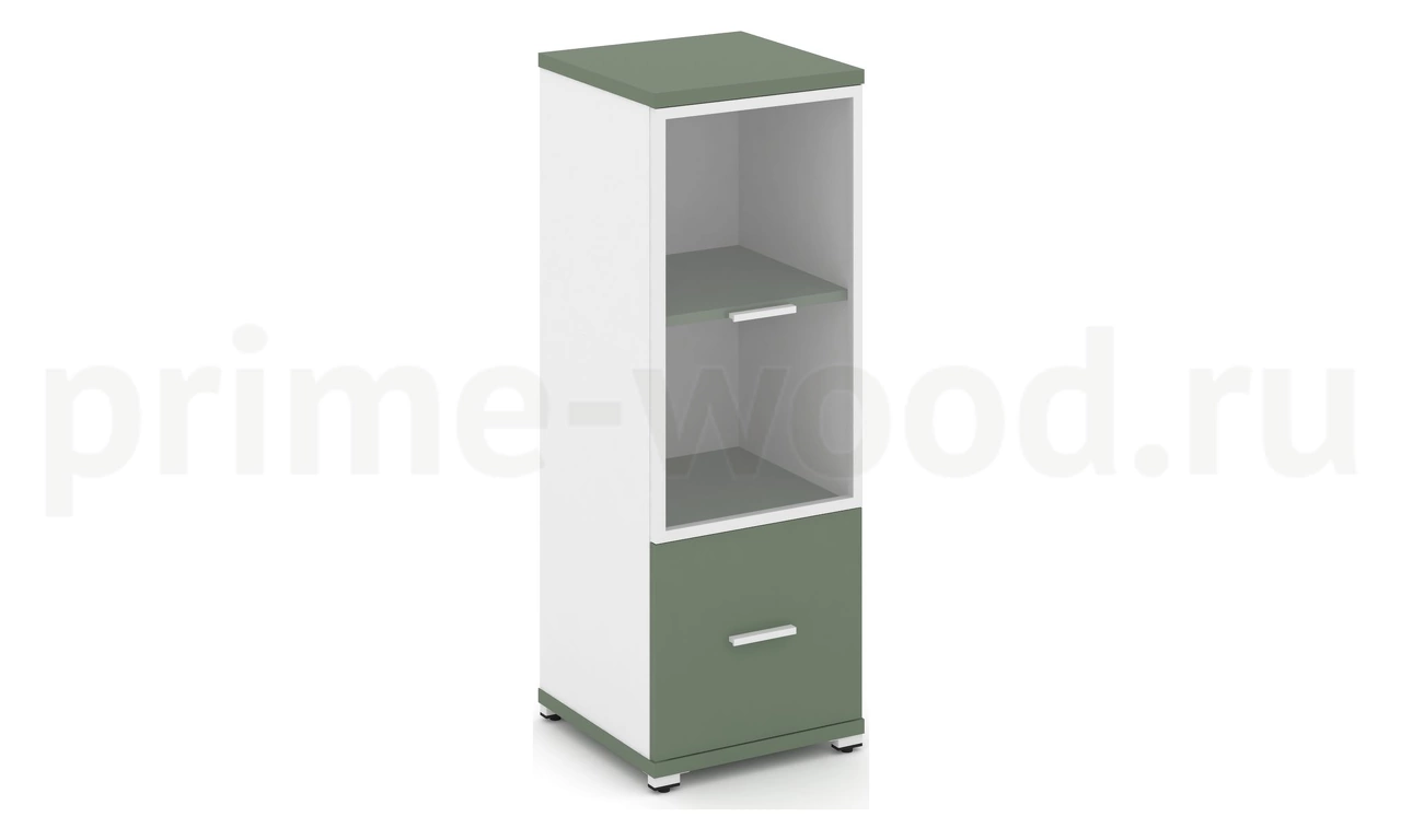Шкаф одна узкая секция, 3 ниши CN.STU-312 RP B/W - фото 6