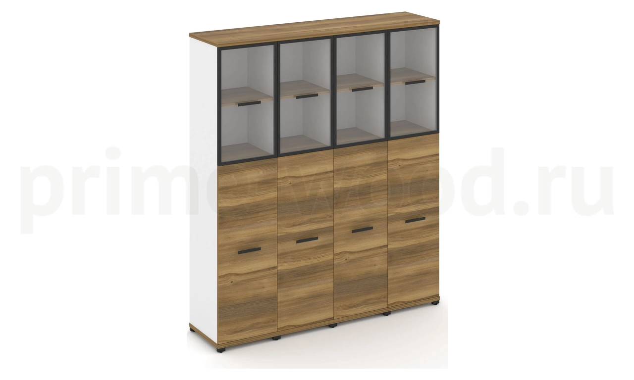 Шкаф четыре узкие секции, 5 ниш CN.STU-545 RP B/W - фото 3