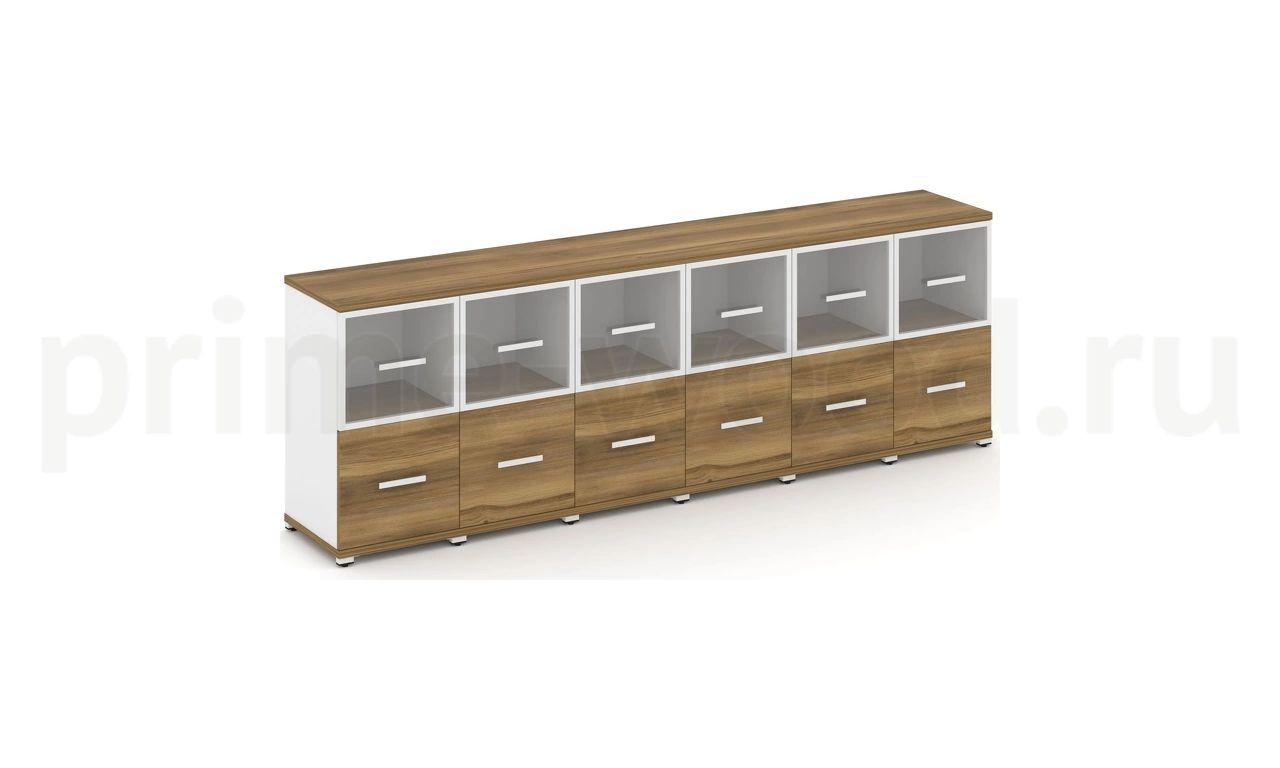 Шкаф шесть узких секций, 2 ниши CN.STU-262 RP B/W - фото 4