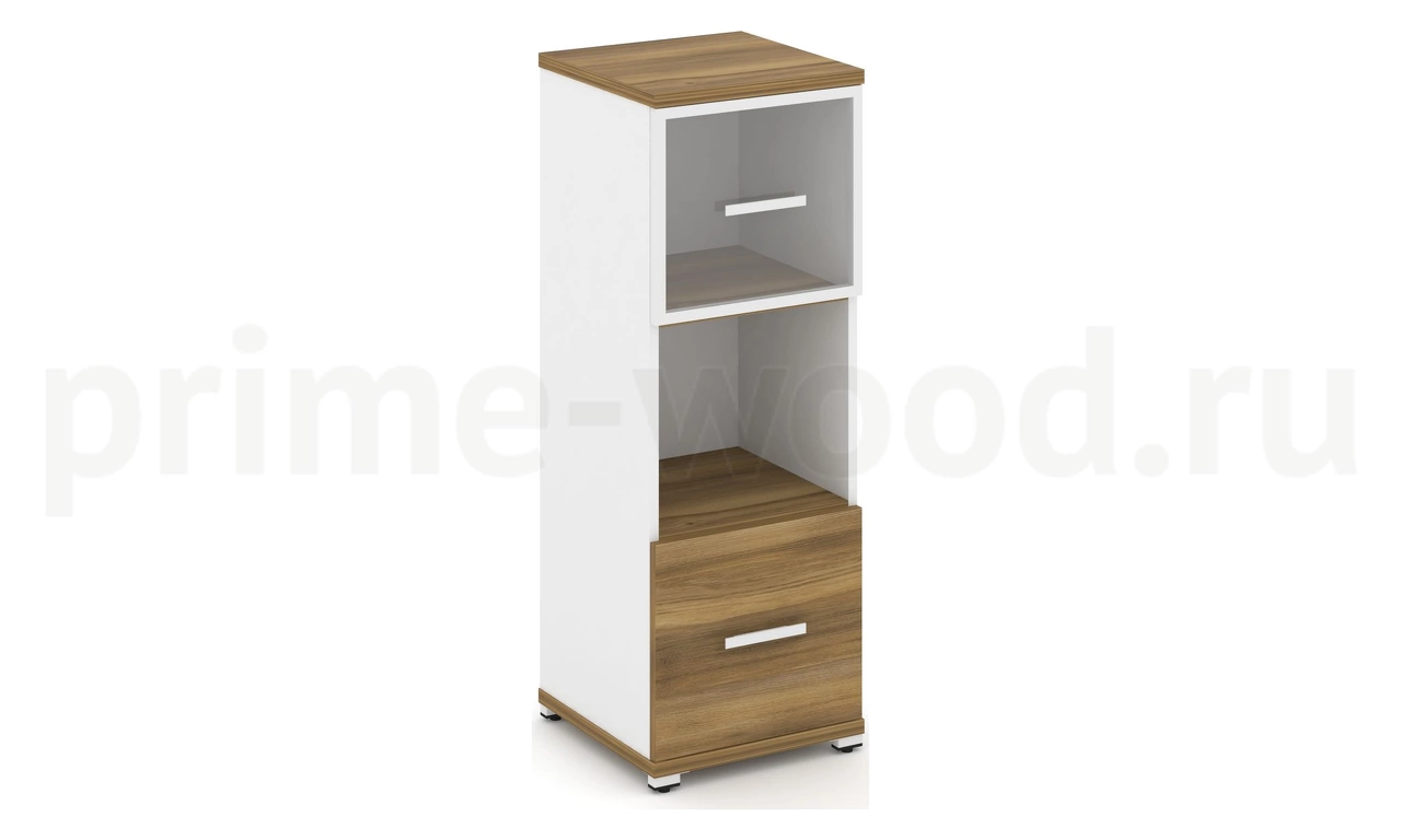 Шкаф одна узкая секция, 3 ниши CN.STU-315 RP B/W - фото 4