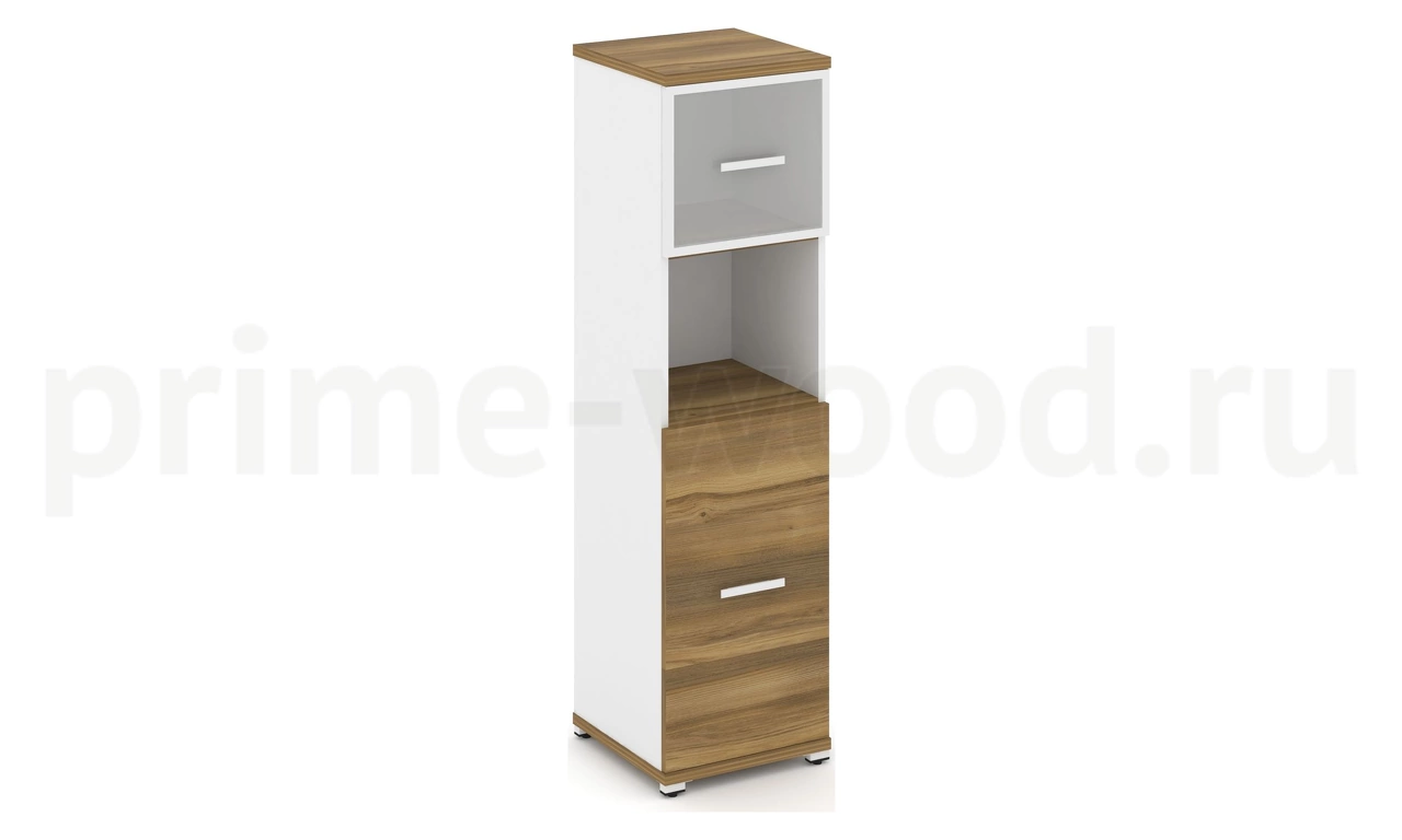Шкаф одна узкая секция, 4 ниши CN.STU-415 RM B/W - фото 4