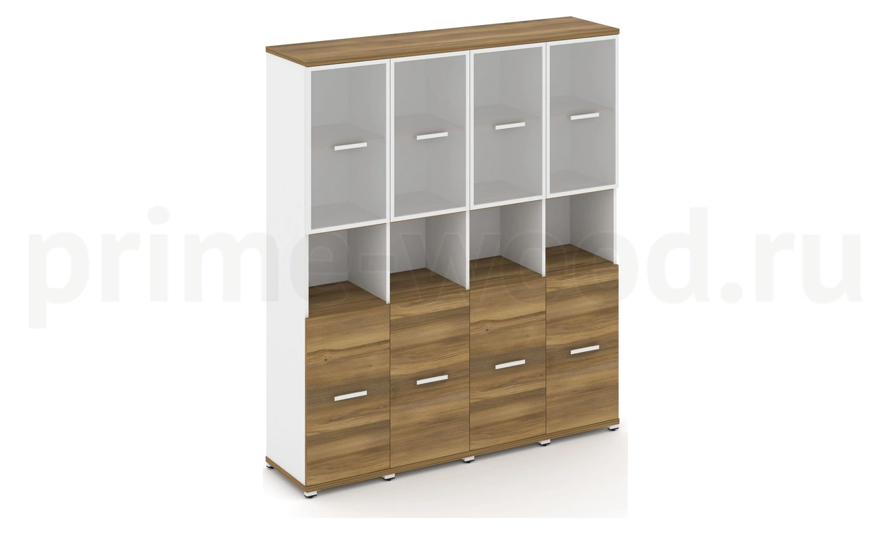 Шкаф четыре узкие секции, 5 ниш CN.STU-543 RM B/W - фото 4