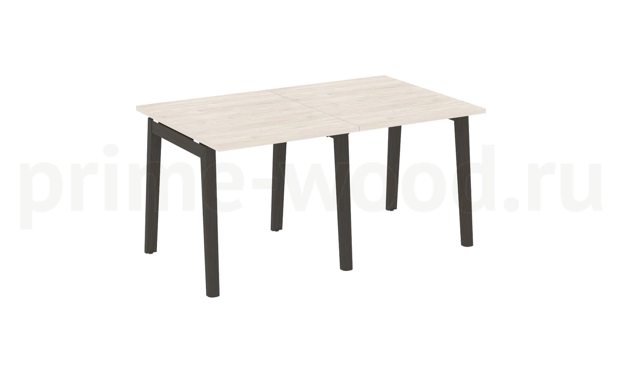 Стол переговорный (2 столешницы), опоры - массив дерева ONIX WOOD 156x98x75 - фото 4