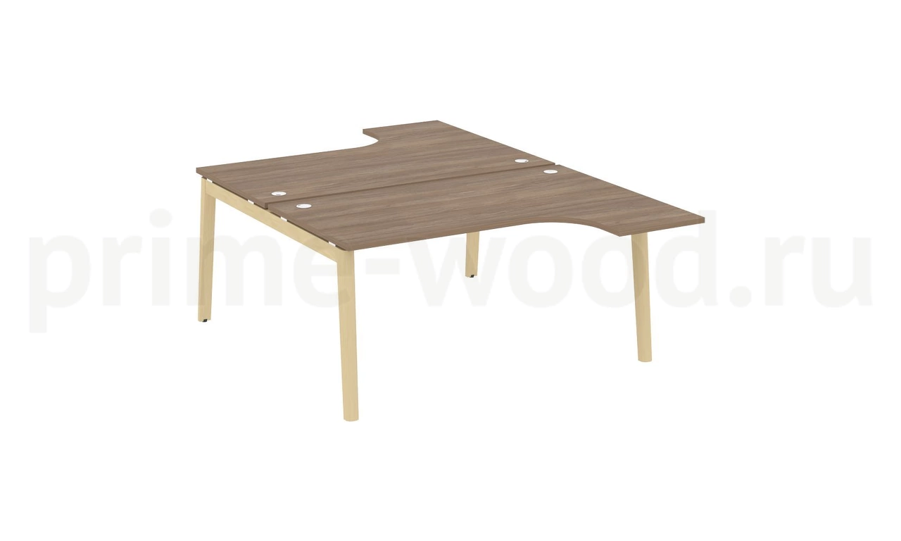 Рабочая станция, опоры - массив дерева ONIX WOOD 158x240x75 - фото 3