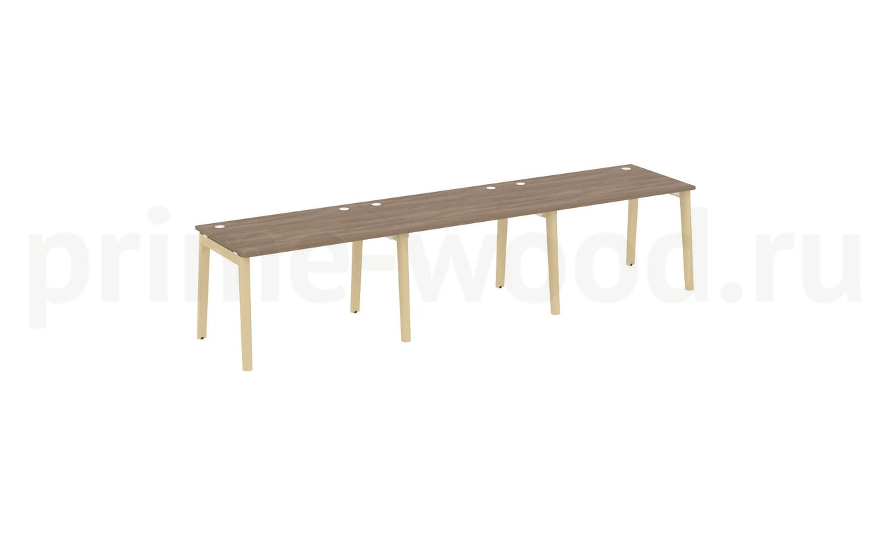 Рабочая станция, опоры - массив дерева ONIX WOOD 354x80x75 - фото 3