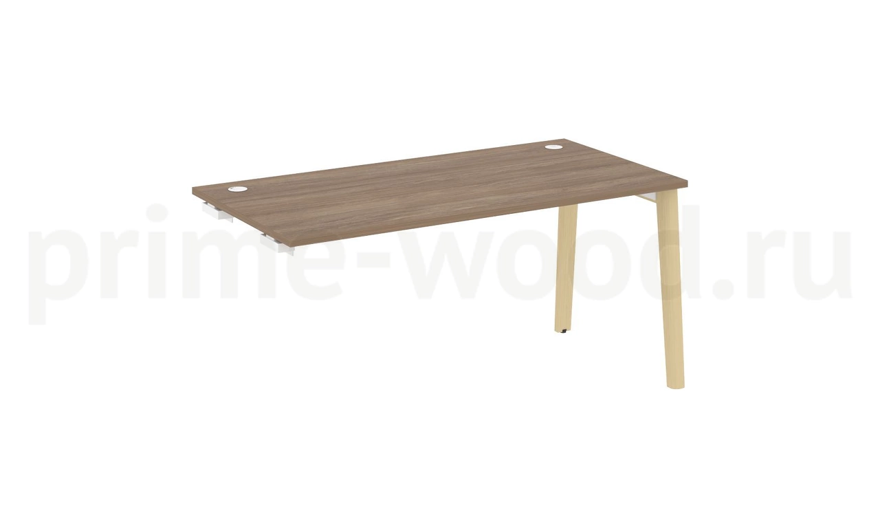 Стол-приставка к опорным элементам, опоры - массив дерева ONIX WOOD 158x80x75 - фото 3