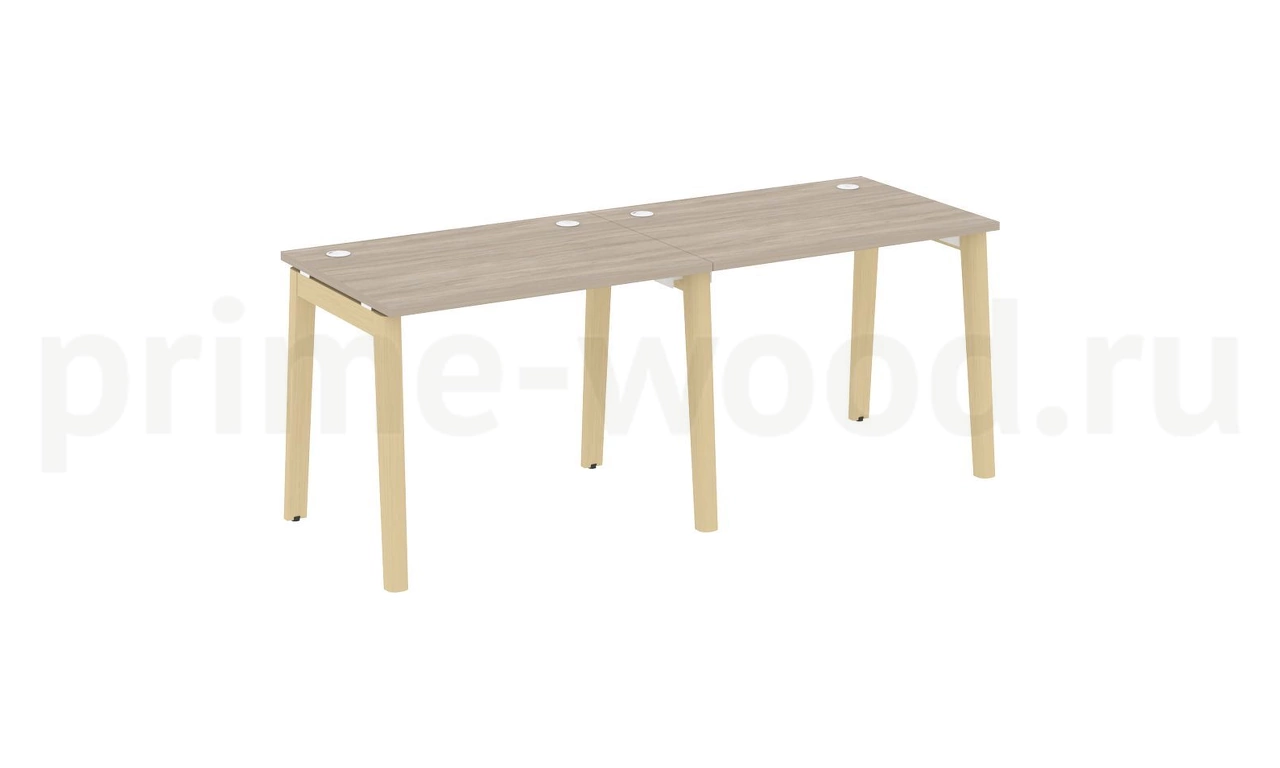 Рабочая станция, опоры - массив дерева ONIX WOOD 196x72x75 - фото 1