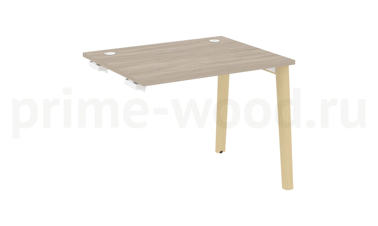 Стол-приставка к опорным элементам, опоры - массив дерева ONIX WOOD 98x80x75 - фото 1