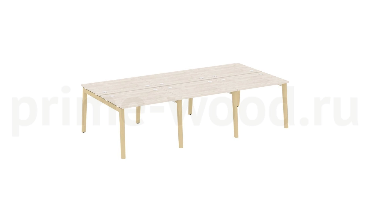 Рабочая станция, опоры - массив дерева ONIX WOOD 294x148x75 - фото 5