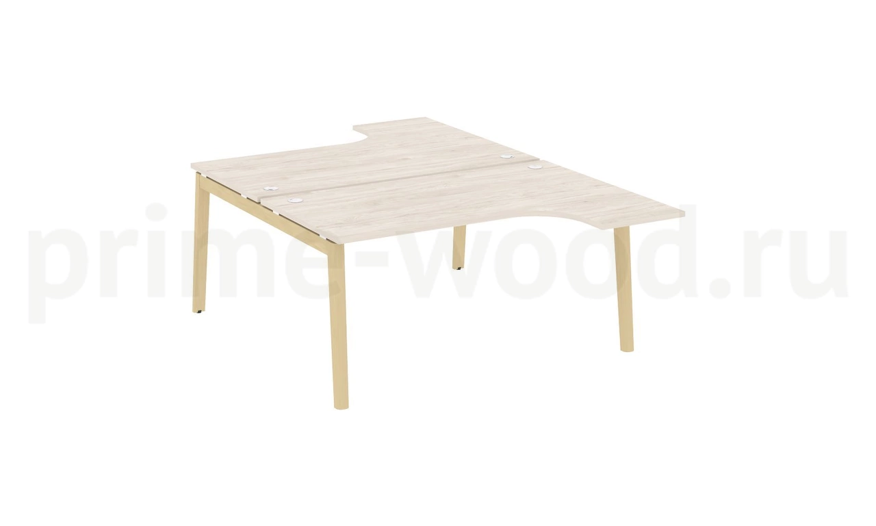 Рабочая станция, опоры - массив дерева ONIX WOOD 158x240x75 - фото 5